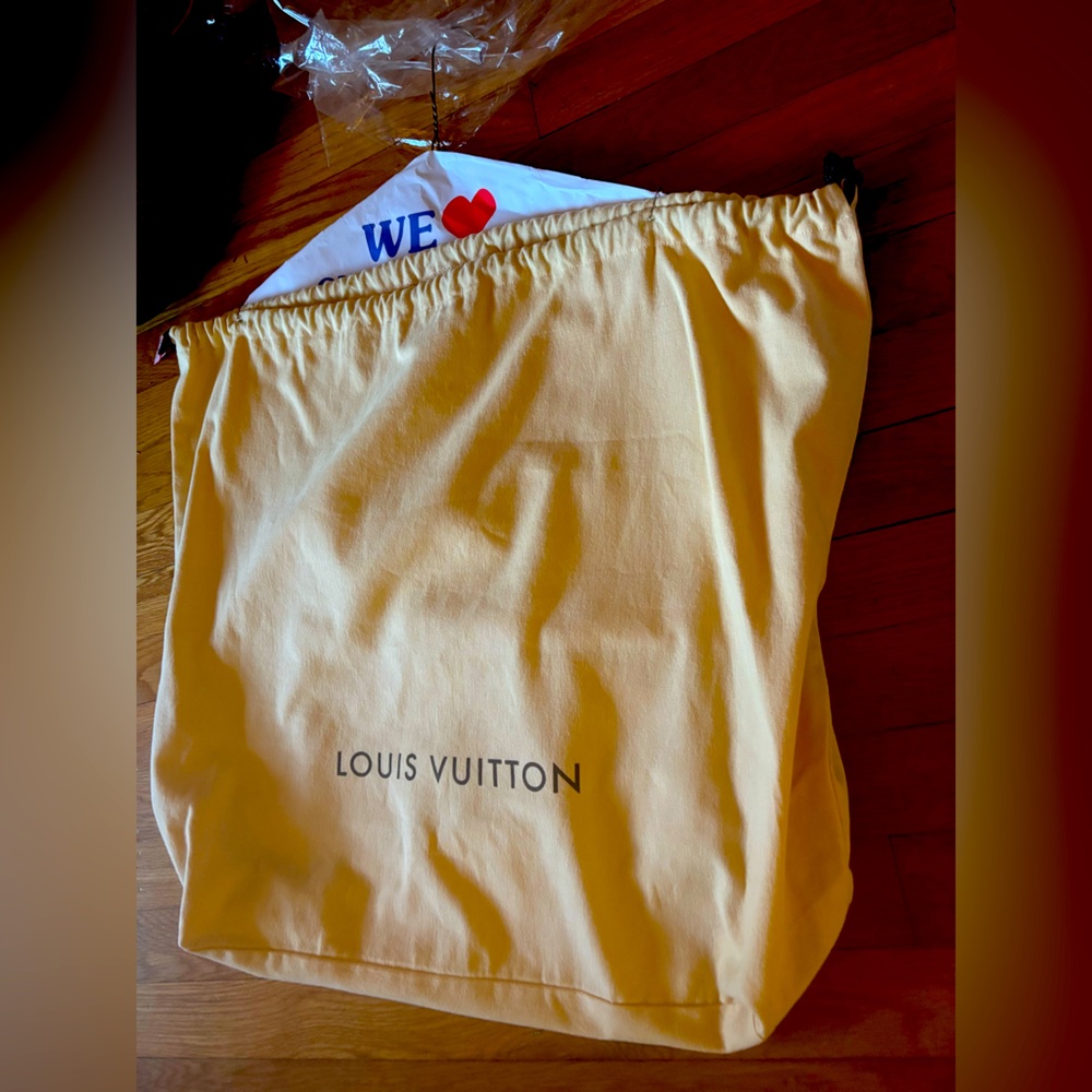 Louis Vuitton dry-cleaned dust bag 20x17x7